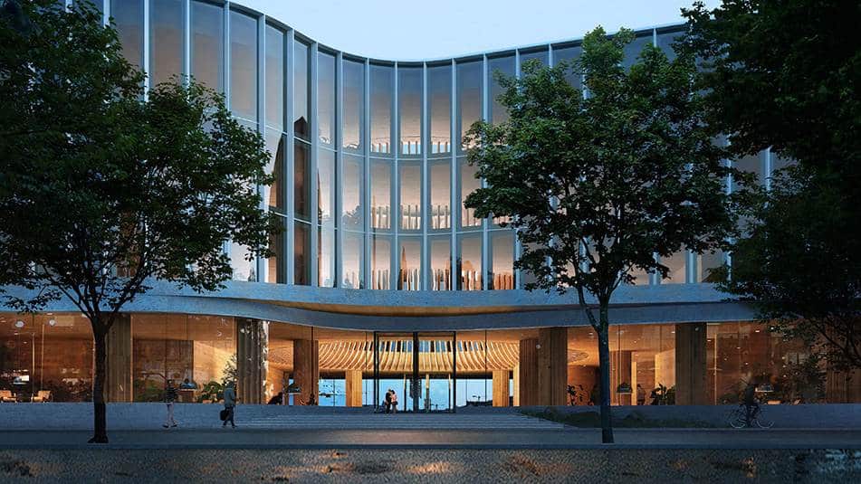 The planning team prioritized sustainability and future-proofing so the seafront building will stand the test of time.