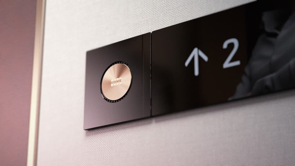 The voice-operated KONE KDS Home V call system contributes to an easier, safer, and smoothly flowing home environment.