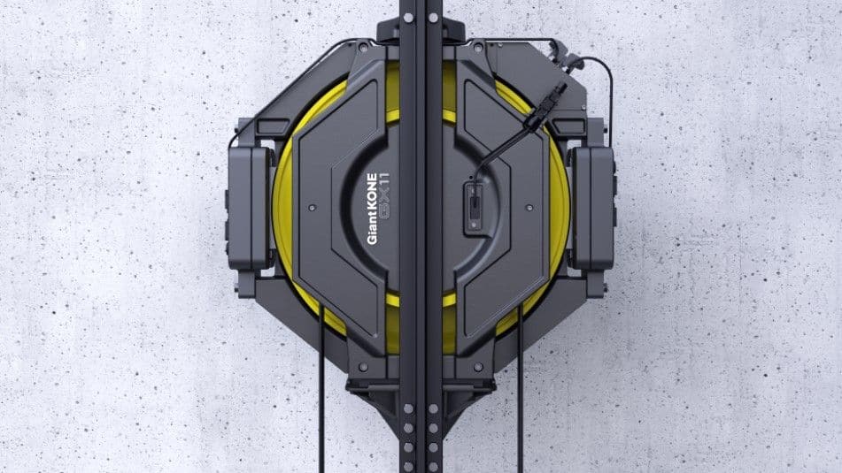 Efficiency of energy and materials is a key consideration in the design of the GX Series, GiantKONE’s latest line of gearless elevator motors.